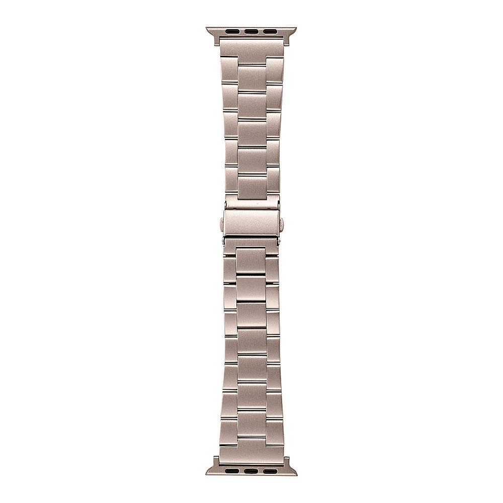 Insignia™ - Stainless Steel Link Band for Apple Watch 42mm, 44mm, 45mm and Apple Watch Ultra 49mm (All Series) - Champagne_4