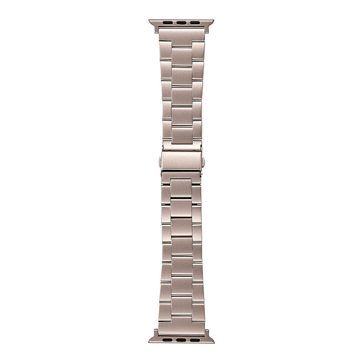 Insignia™ - Stainless Steel Link Band for Apple Watch 42mm, 44mm, 45mm and Apple Watch Ultra 49mm (All Series) - Champagne_4
