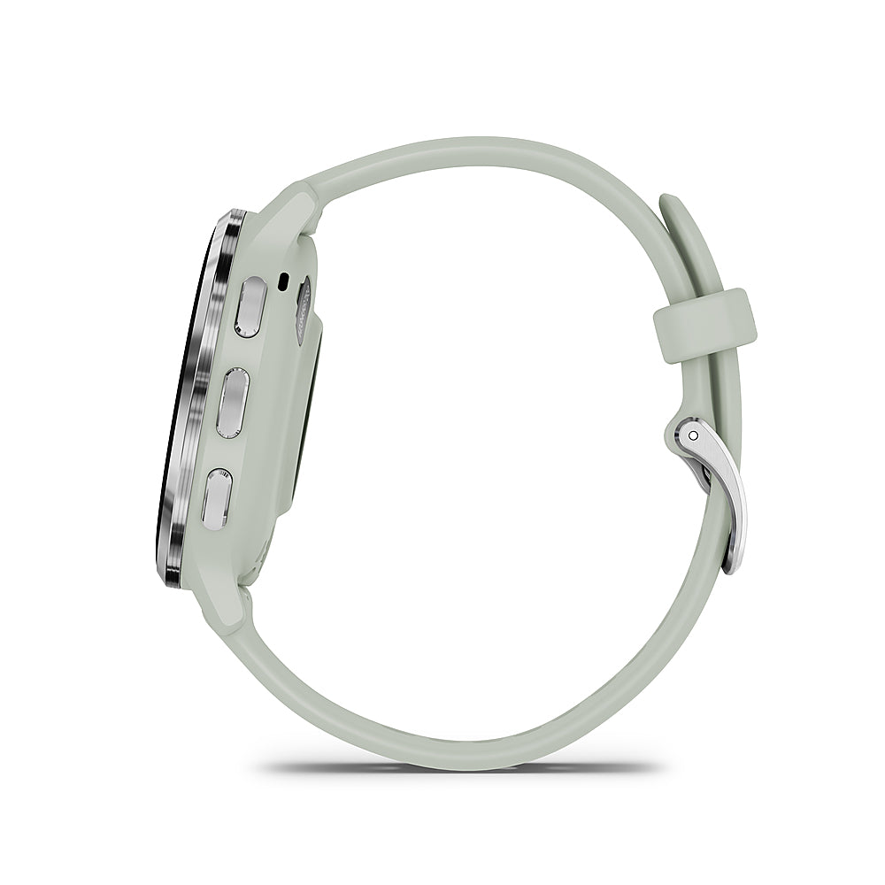 Garmin - Venu 3S GPS Smartwatch 41 mm Fiber-reinforced polymer - Stainless Steel and Sage Gray_4