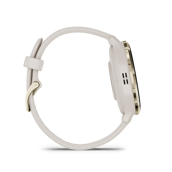 Garmin - Venu 3S GPS Smartwatch 41 mm Fiber-reinforced polymer - Stainless Steel and Ivory_5
