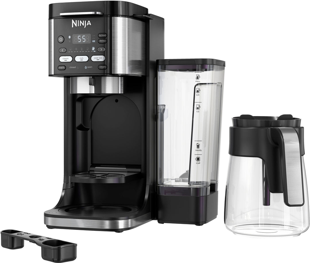 Ninja DualBrew Hot & Iced Coffee Maker, Single-Serve, compatible with K-Cups & 12-Cup Drip Coffee Maker - Black/Stainless Steel_4