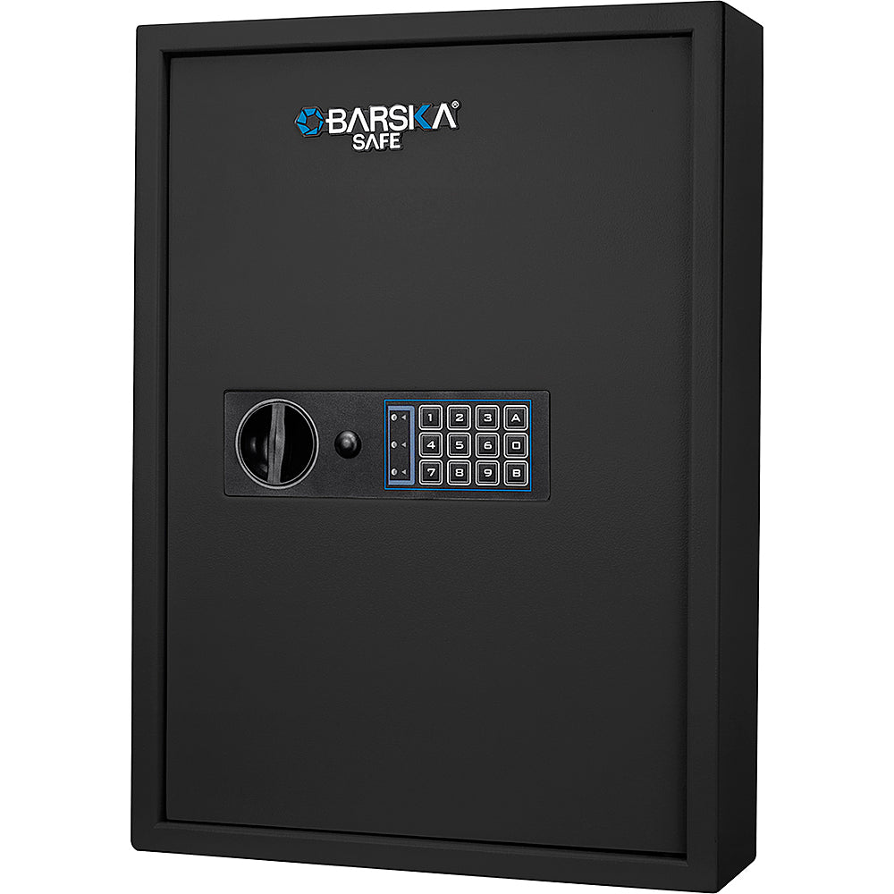 Barska - 100 Key Cabinet Digital Wall Safe - Black_1