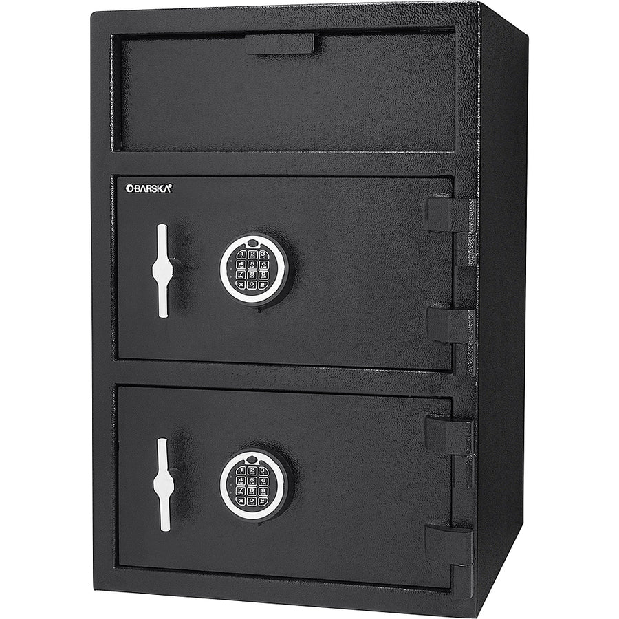 Barska - Digital Keypad Two Lock Depository Safe 1.6/2 Cubic Ft. - Black_0