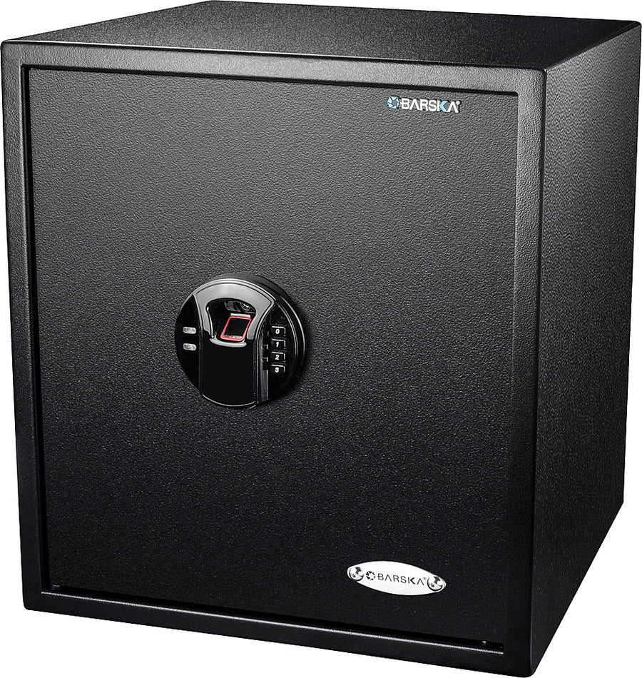 Barska - HQ400 Large Biometric Digital Keypad Safe - Black_0