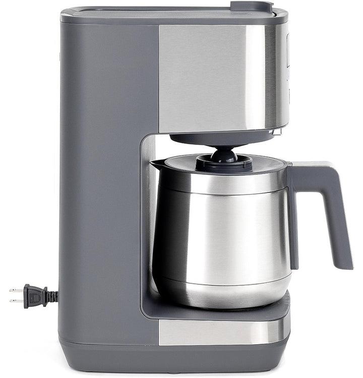 GE - 10 Cup Programmable Coffee Maker with Single Serve and Thermal Carafe - Stainless Steel_3