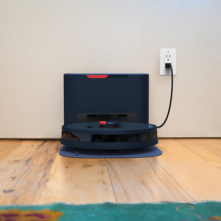 bObsweep - Dustin Wi-Fi Connected Self-Emptying Robot Vacuum and Mop - Navy_8