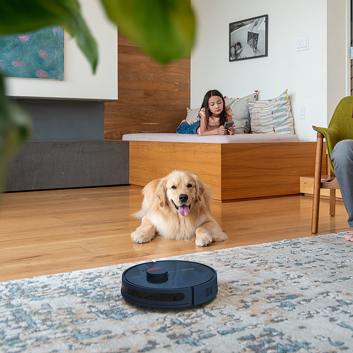 bObsweep - Dustin Wi-Fi Connected Self-Emptying Robot Vacuum and Mop - Navy_6