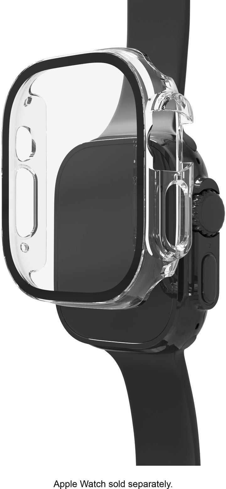 ZAGG - InvisibleShield Glass Elite 360 Integrated Bumper + Screen Protection for Apple Watch Ultra/Ultra 2 - Clear_5