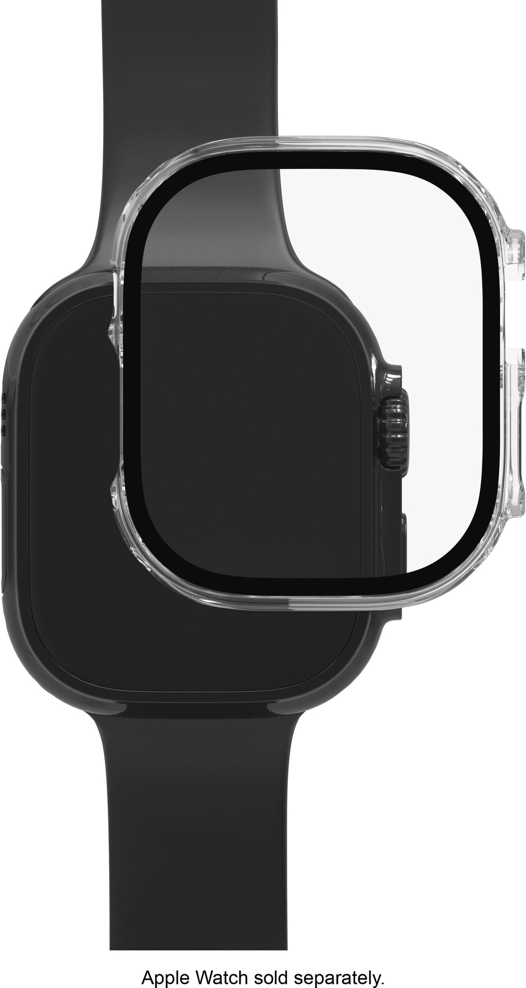ZAGG - InvisibleShield Glass Elite 360 Integrated Bumper + Screen Protection for Apple Watch Ultra/Ultra 2 - Clear_6