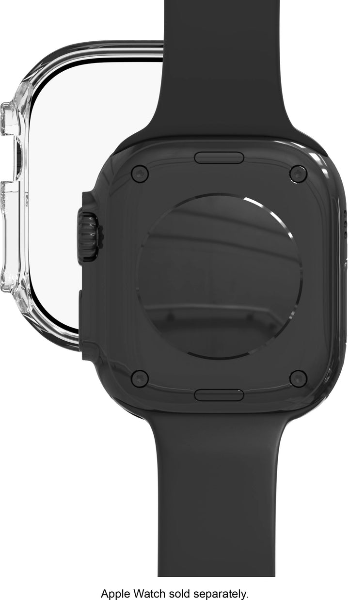 ZAGG - InvisibleShield Glass Elite 360 Integrated Bumper + Screen Protection for Apple Watch Ultra/Ultra 2 - Clear_2
