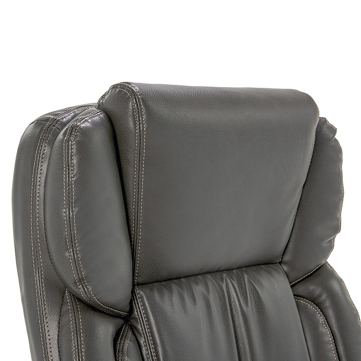 Serta - Garret Bonded Leather Executive Office Chair with Premium Cushioning - Gray_11