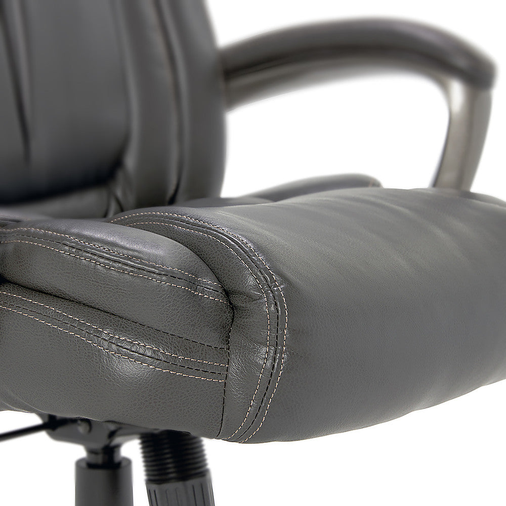 Serta - Garret Bonded Leather Executive Office Chair with Premium Cushioning - Gray_8