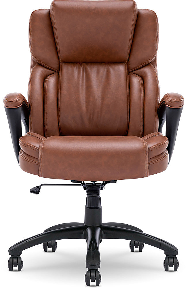 Serta - Garret Bonded Leather Executive Office Chair with Premium Cushioning - Cognac_6