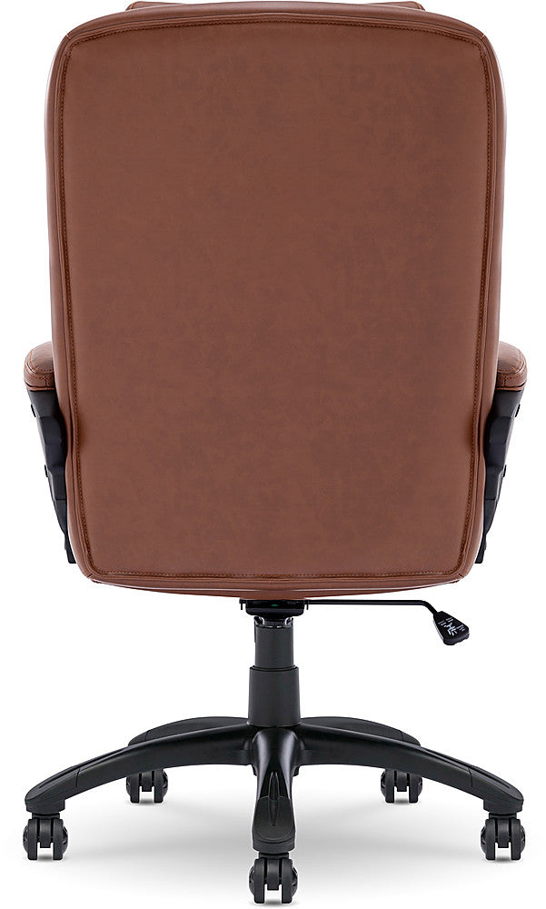 Serta - Garret Bonded Leather Executive Office Chair with Premium Cushioning - Cognac_5