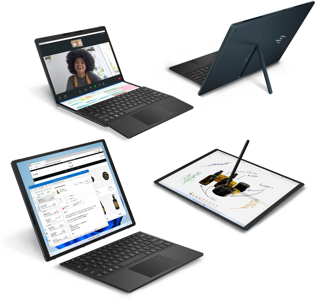 HP - Spectre 3-in-1 17" 2.5K OLED Touch-Screen Foldable Laptop - Intel Evo Platform - Core i7 - 16GB Memory - 1TB SSD - Slate Blue_10