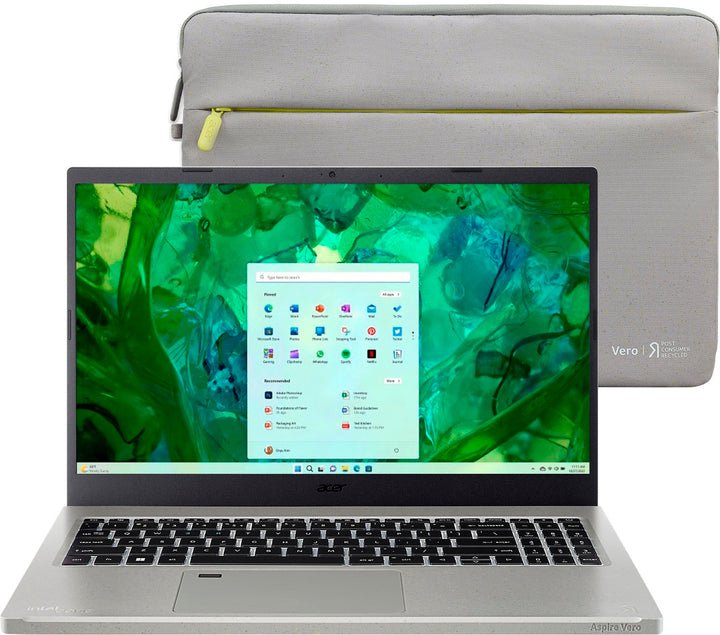 Acer - Aspire Vero - Green PC Laptop - 15.6” Full HD - Intel i5-1335U - 8GB LPDDR5 - 512GB PCIe Gen4 SSD – Windows 11 Home_0