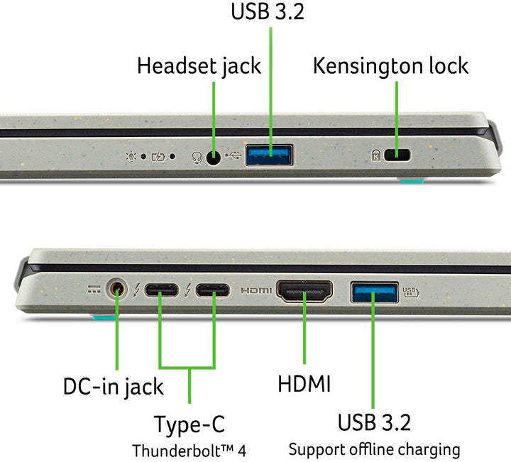 Acer - Aspire Vero - Green PC Laptop - 15.6” Full HD - Intel i7-1355U - 16GB LPDDR5 - 512GB PCIe Gen4 SSD – Windows 11 Home_8