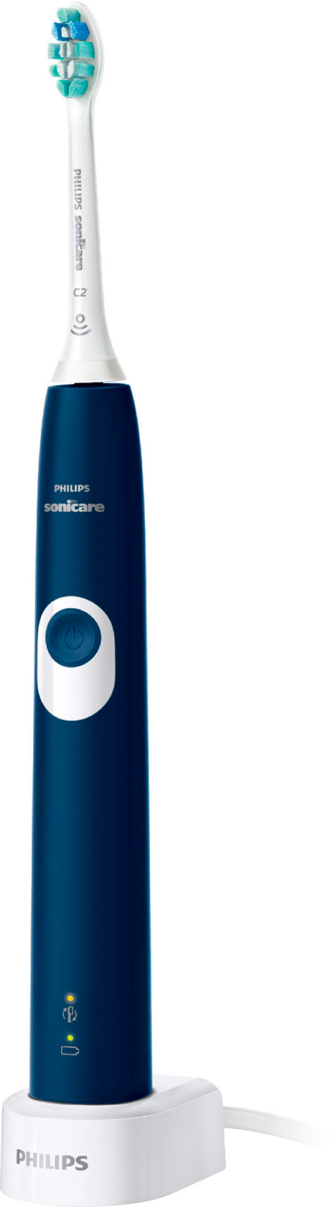 Philips Sonicare ProtectiveClean 4100 Plaque Control, Rechargeable electric toothbrush with pressure sensor, Navy Blue - Navy_0