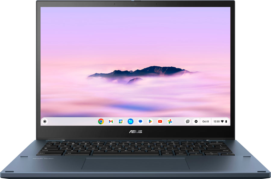 ASUS 14" 2-in-1 Chromebook Plus Laptop - AMD Ryzen 3 7320C - 8GB Memory - 128GB SSD - Ponder Blue_0