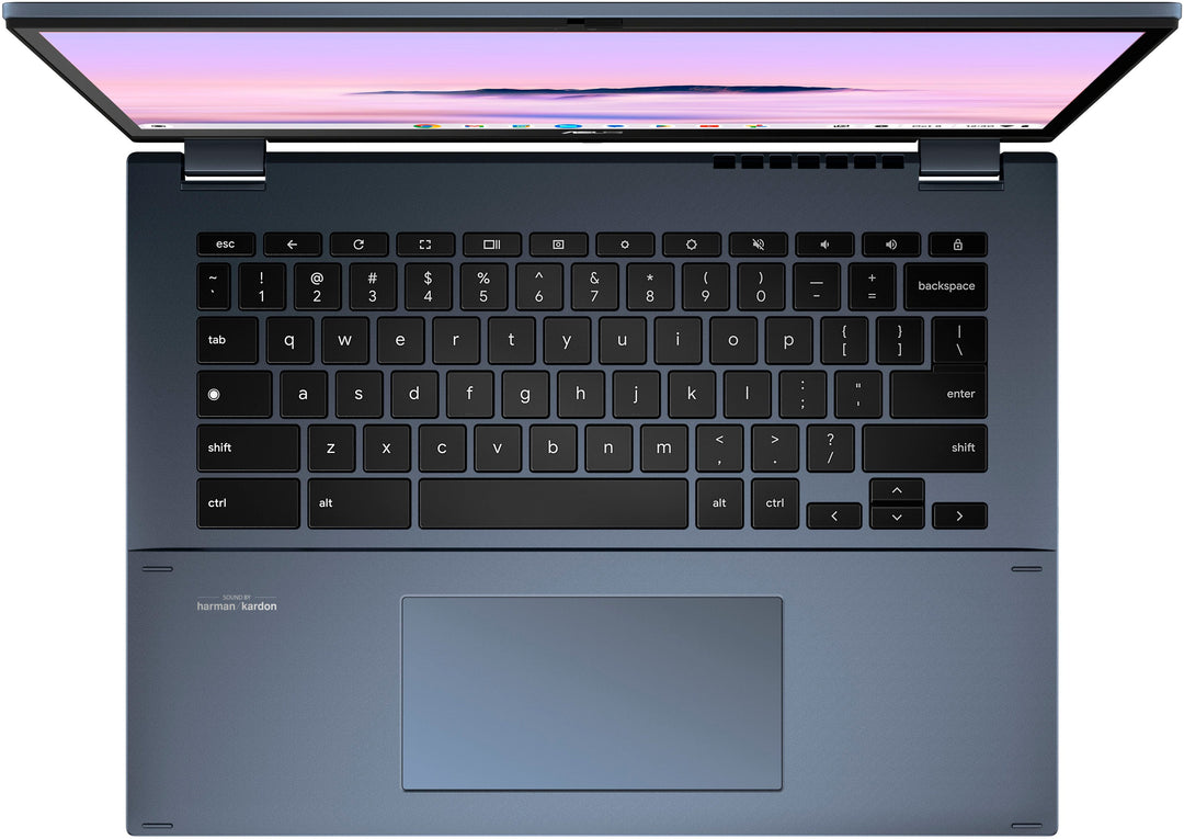 ASUS 14" 2-in-1 Chromebook Plus Laptop - AMD Ryzen 3 7320C - 8GB Memory - 128GB SSD - Ponder Blue_2