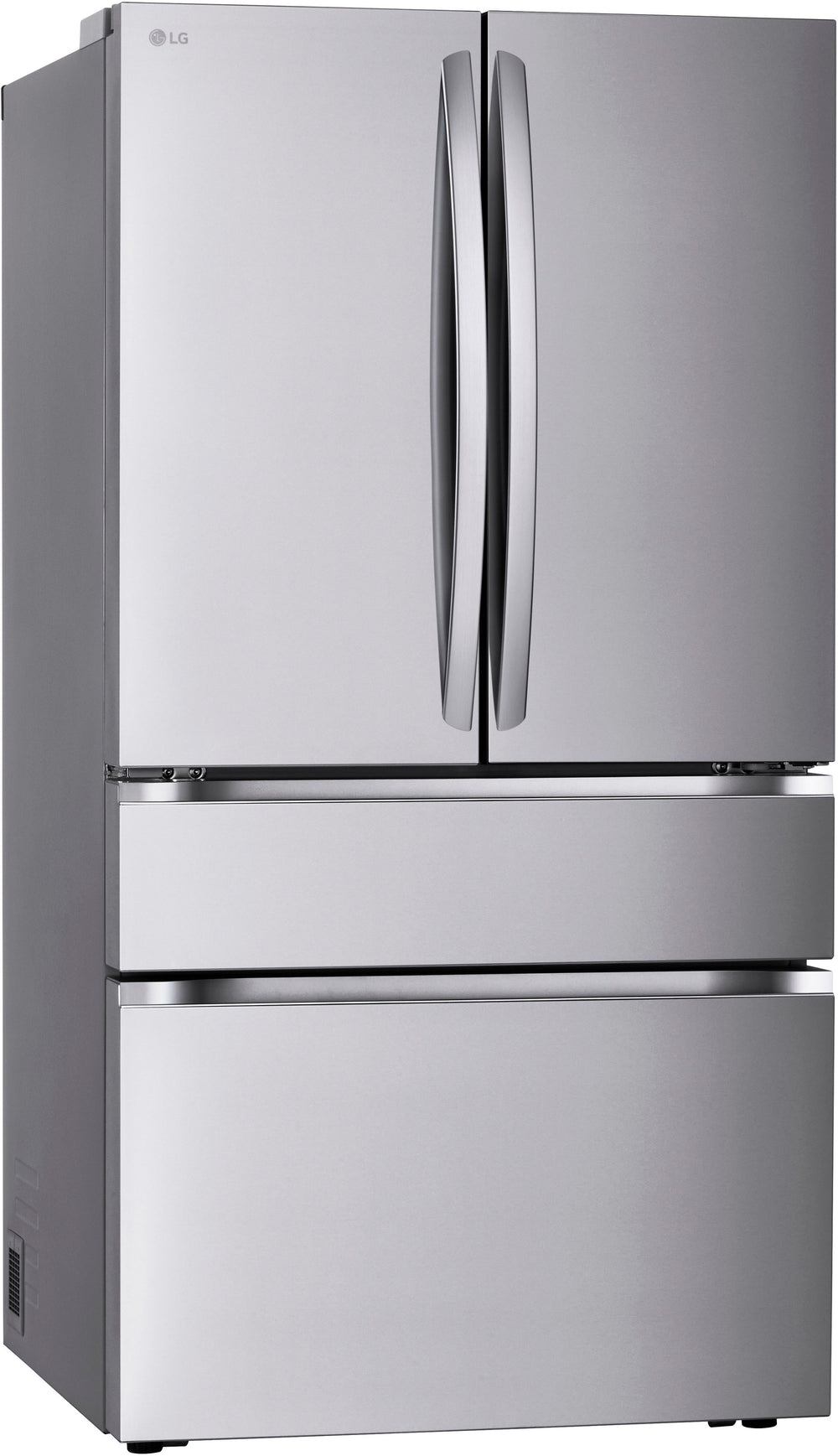 LG - 29.6 Cu. Ft. French Door Smart Refrigerator with Full-Convert Drawer - Stainless Steel_1
