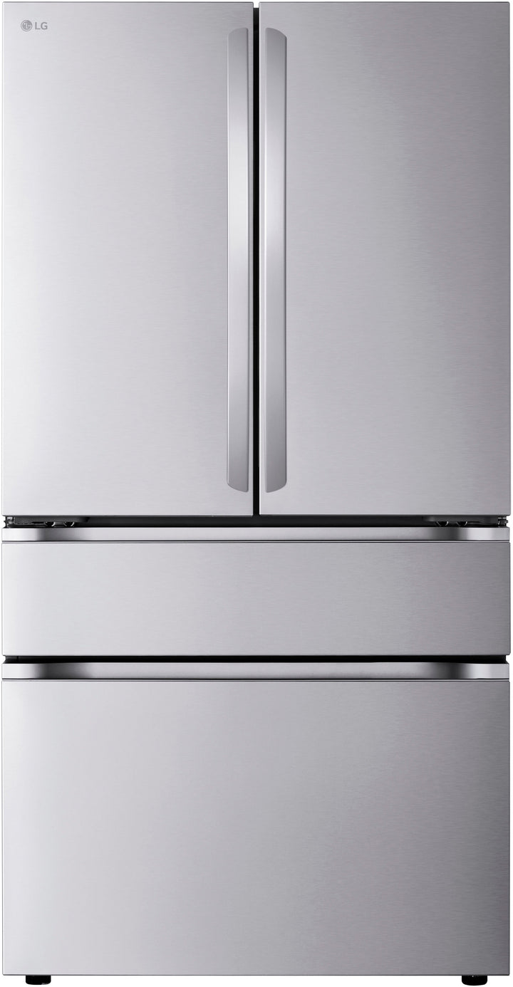 LG - 29.6 Cu. Ft. French Door Smart Refrigerator with Full-Convert Drawer - Stainless Steel_0