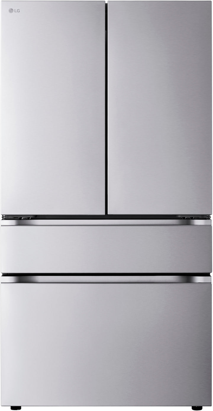LG - 29.6 Cu. Ft. French Door Smart Refrigerator with Full-Convert Drawer - Stainless Steel_0