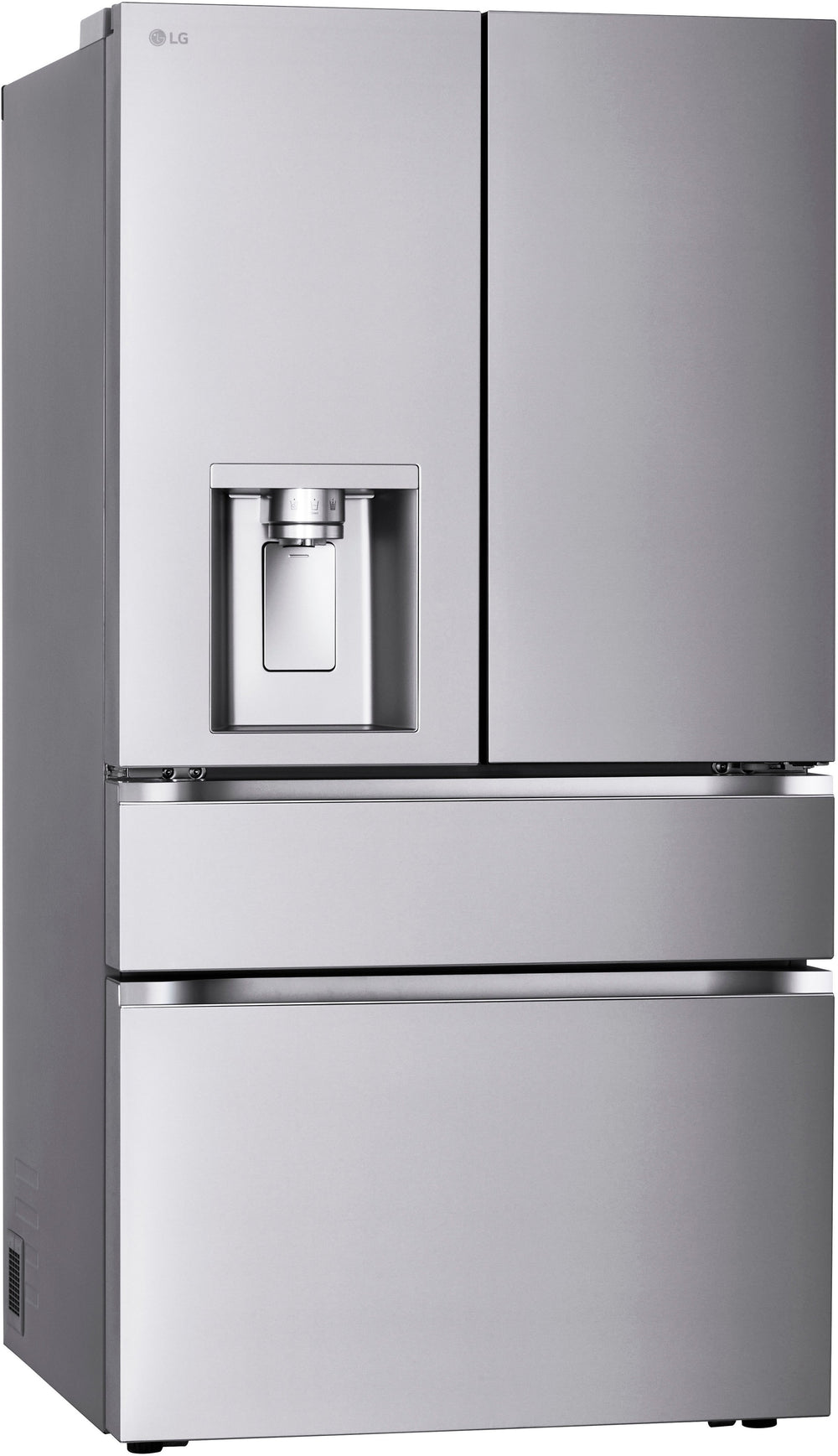 LG - 28.6 Cu. Ft. French Door Smart Refrigerator with Full-Convert Drawer - Stainless Steel_1