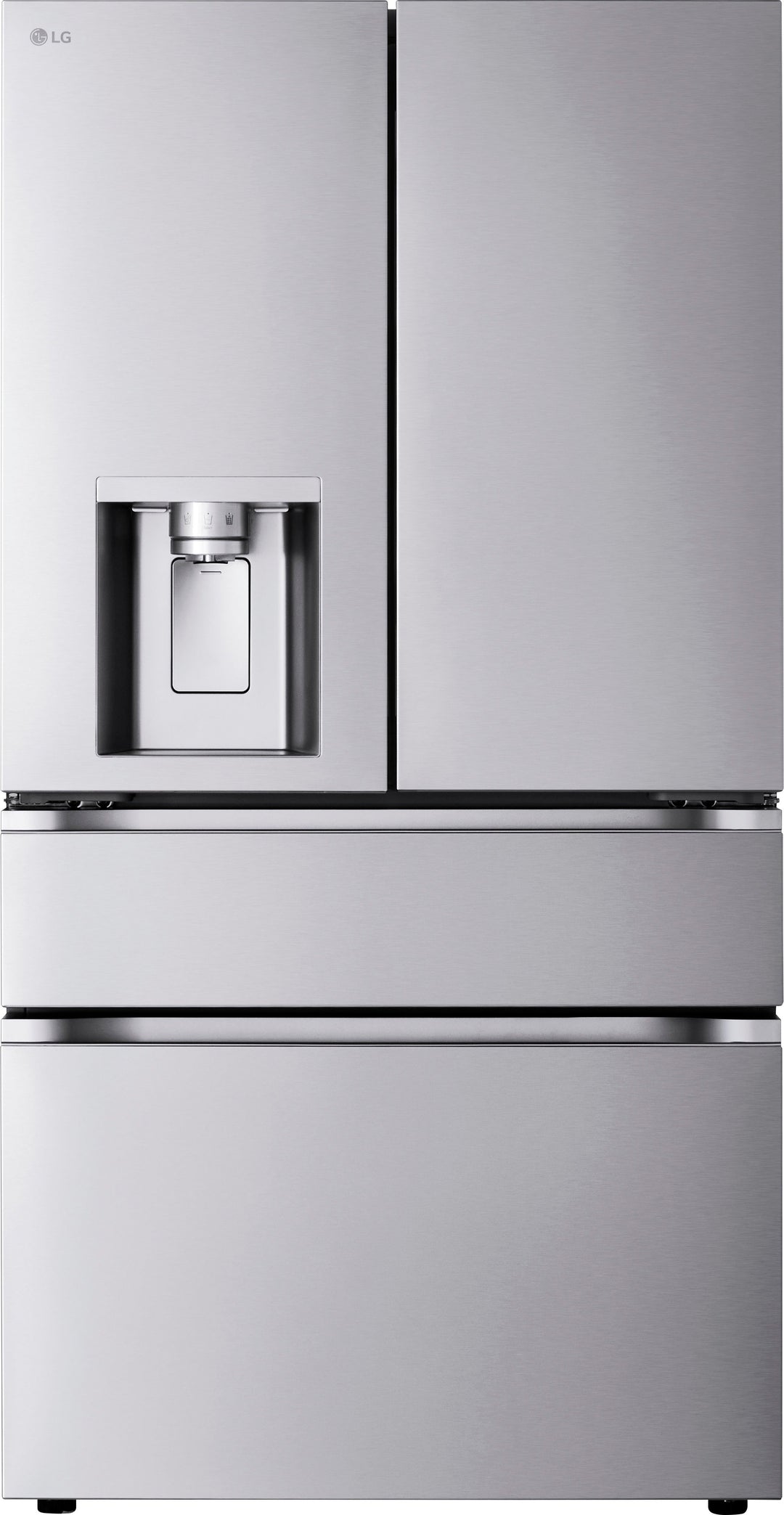 LG - 28.6 Cu. Ft. French Door Smart Refrigerator with Full-Convert Drawer - Stainless Steel_0