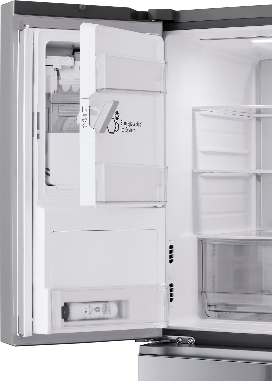 LG - 28.6 Cu. Ft. French Door Smart Refrigerator with Full-Convert Drawer - Stainless Steel_15