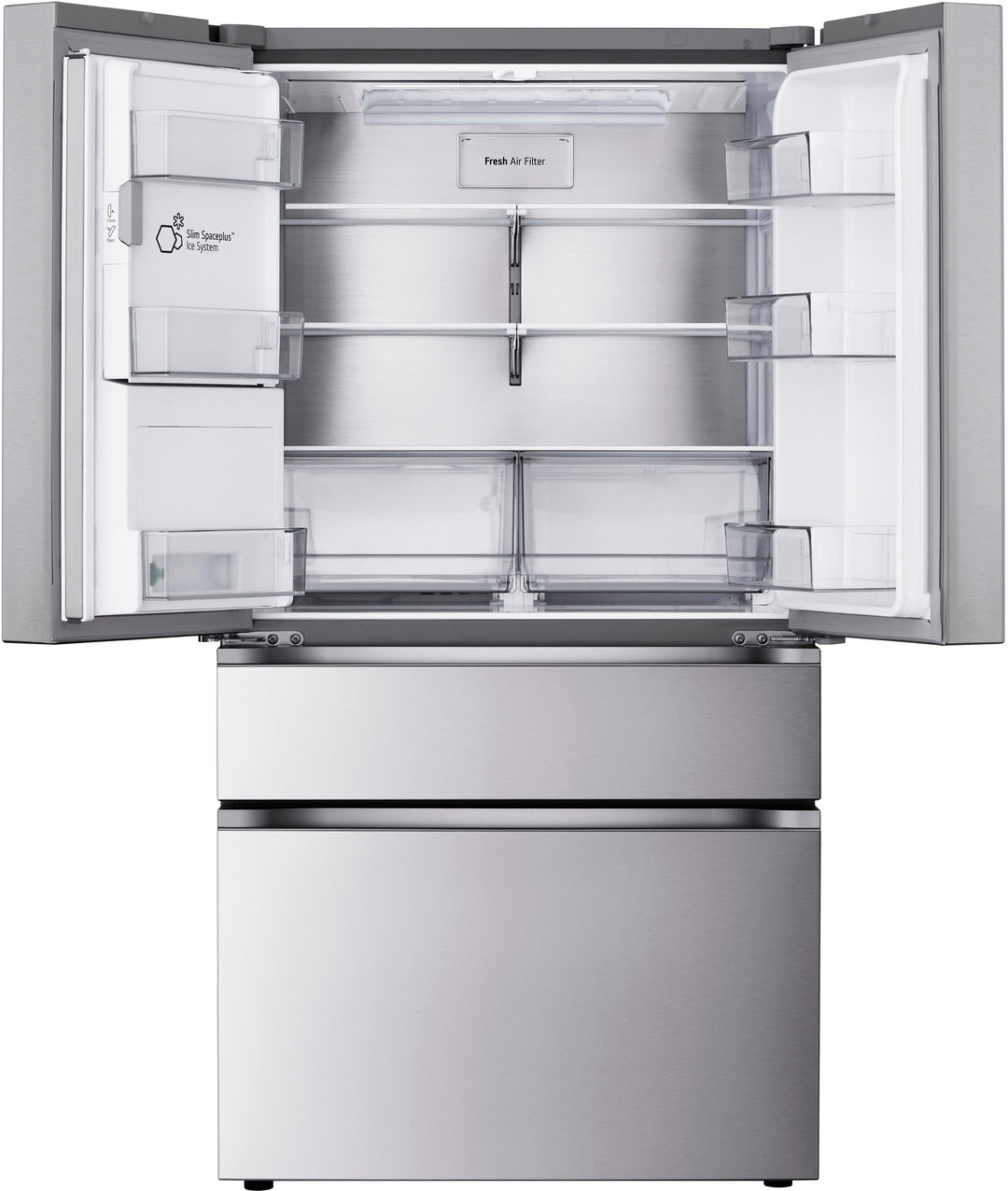LG - 28.6 Cu. Ft. French Door Smart Refrigerator with Full-Convert Drawer - Stainless Steel_7