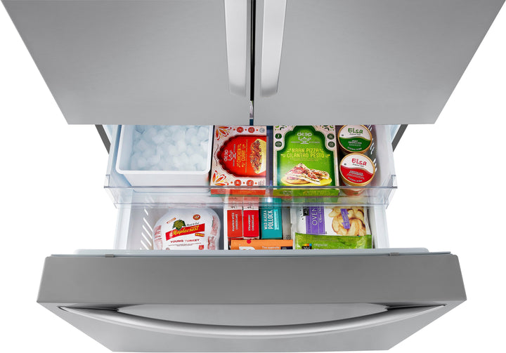 LG - 31.7 Cu. Ft. French Door Smart Refrigerator with Internal Water Dispenser - Stainless Steel_12