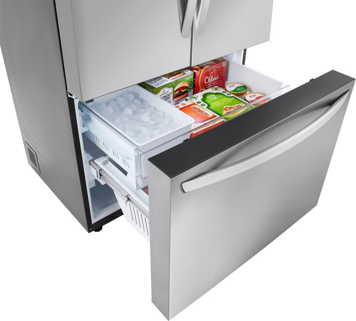 LG - 31.7 Cu. Ft. French Door Smart Refrigerator with Internal Water Dispenser - Stainless Steel_9