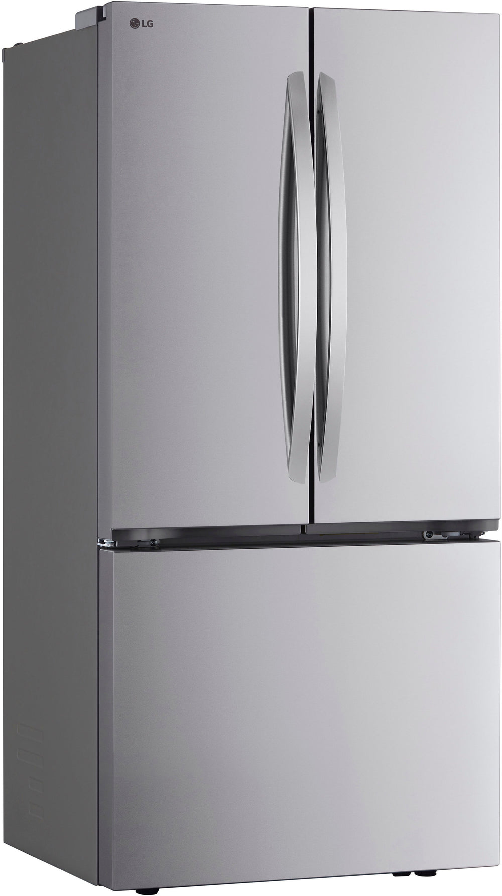 LG - 21 Cu. Ft. French Door Counter-Depth Smart Refrigerator with Ice - Stainless Steel_1