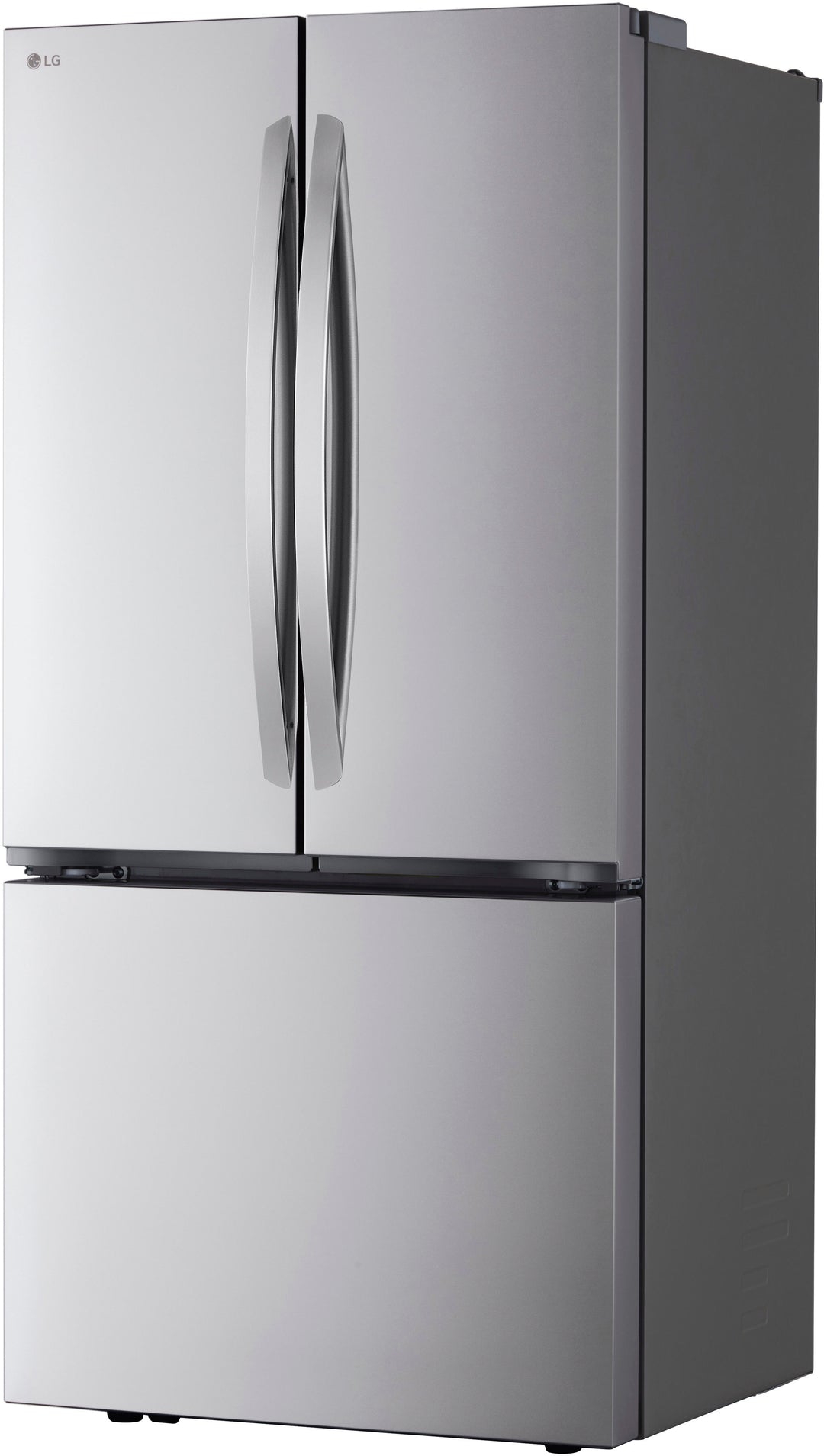 LG - 21 Cu. Ft. French Door Counter-Depth Smart Refrigerator with Ice - Stainless Steel_2