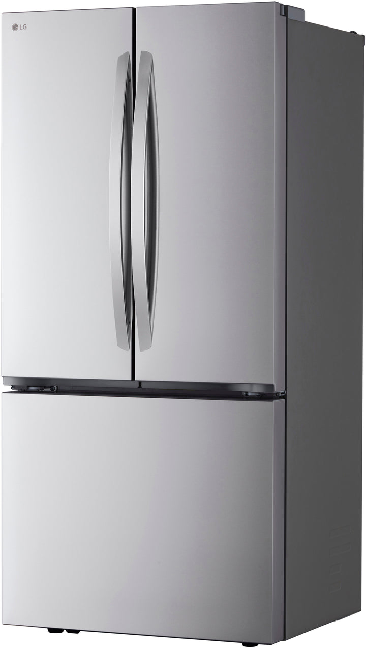 LG - 21 Cu. Ft. French Door Counter-Depth Smart Refrigerator with Ice - Stainless Steel_2