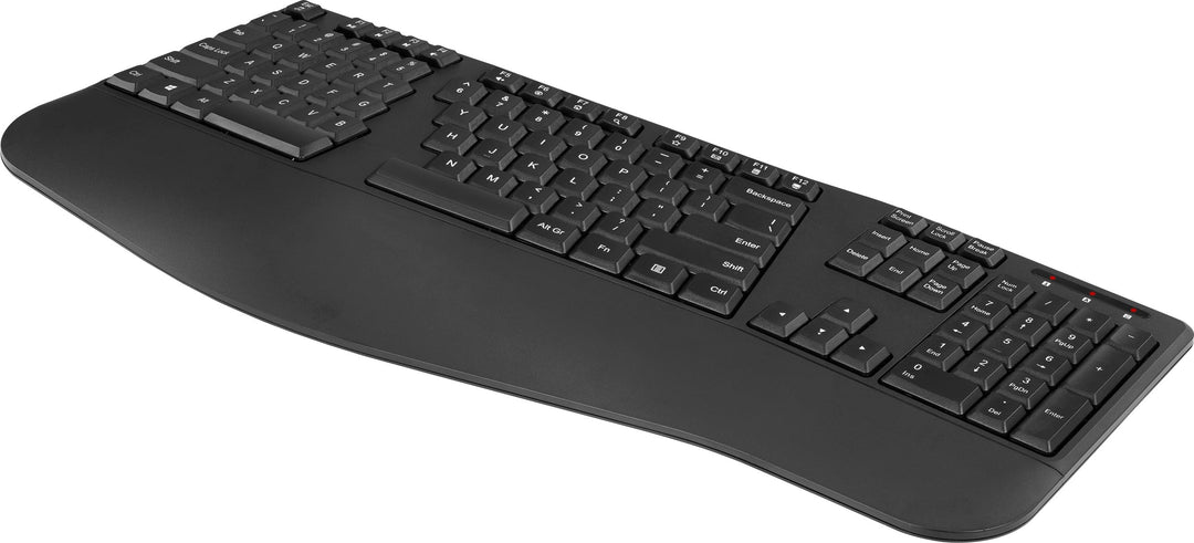 Insignia™ - Full-Size Wireless Ergonomic Membrane Keyboard - Black_2