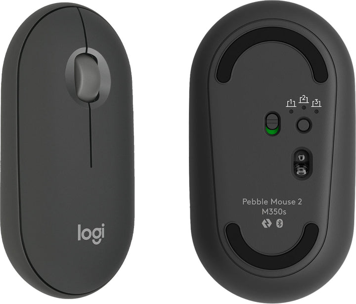 Logitech - Pebble Mouse 2 M350s Slim Lightweight Wireless Silent Ambidextrous Mouse with Customizable Buttons - Graphite_4