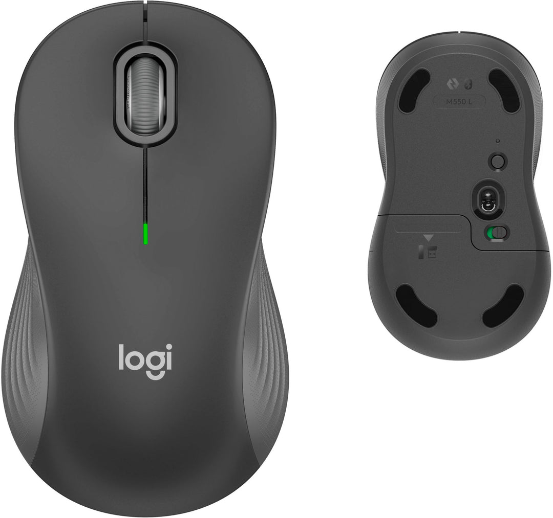 Logitech - Wave Keys MK670 Combo Ergonomic Wireless Keyboard and Mouse Bundle for Windows/Mac with Integrated Palm-rest - Graphite_7