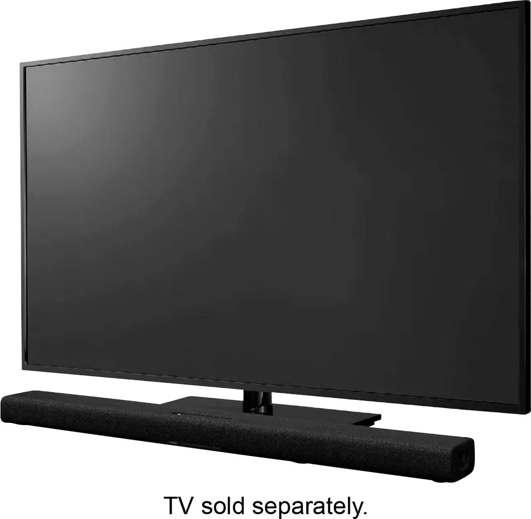 Yamaha - 4.1.2ch Sound Bar with Dolby Atmos and Alexa Built-in - Black - Black_1