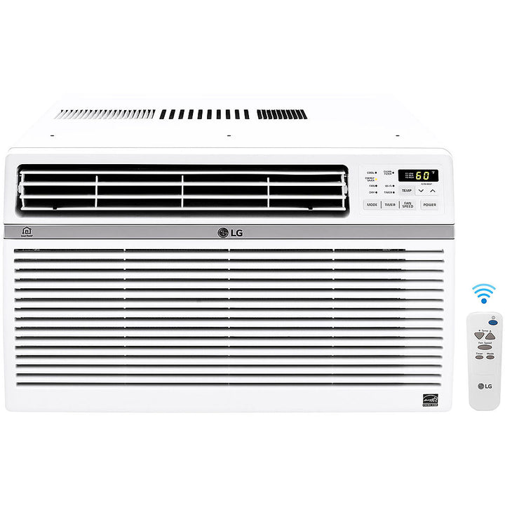 LG - 550 Sq. Ft. 12,000 BTU Smart Window Air Conditioner - White_1