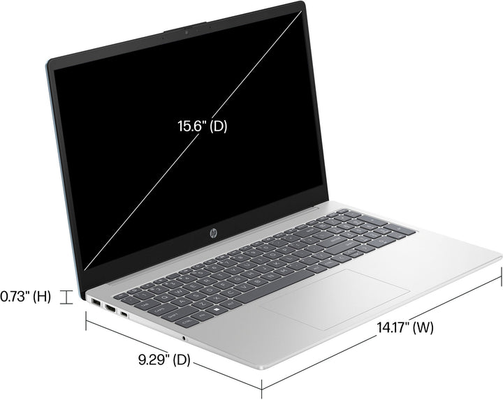 HP - 15.6" Full HD Laptop - AMD Ryzen 5 7520U - 16GB Memory - 256GB SSD - Natural Silver_10