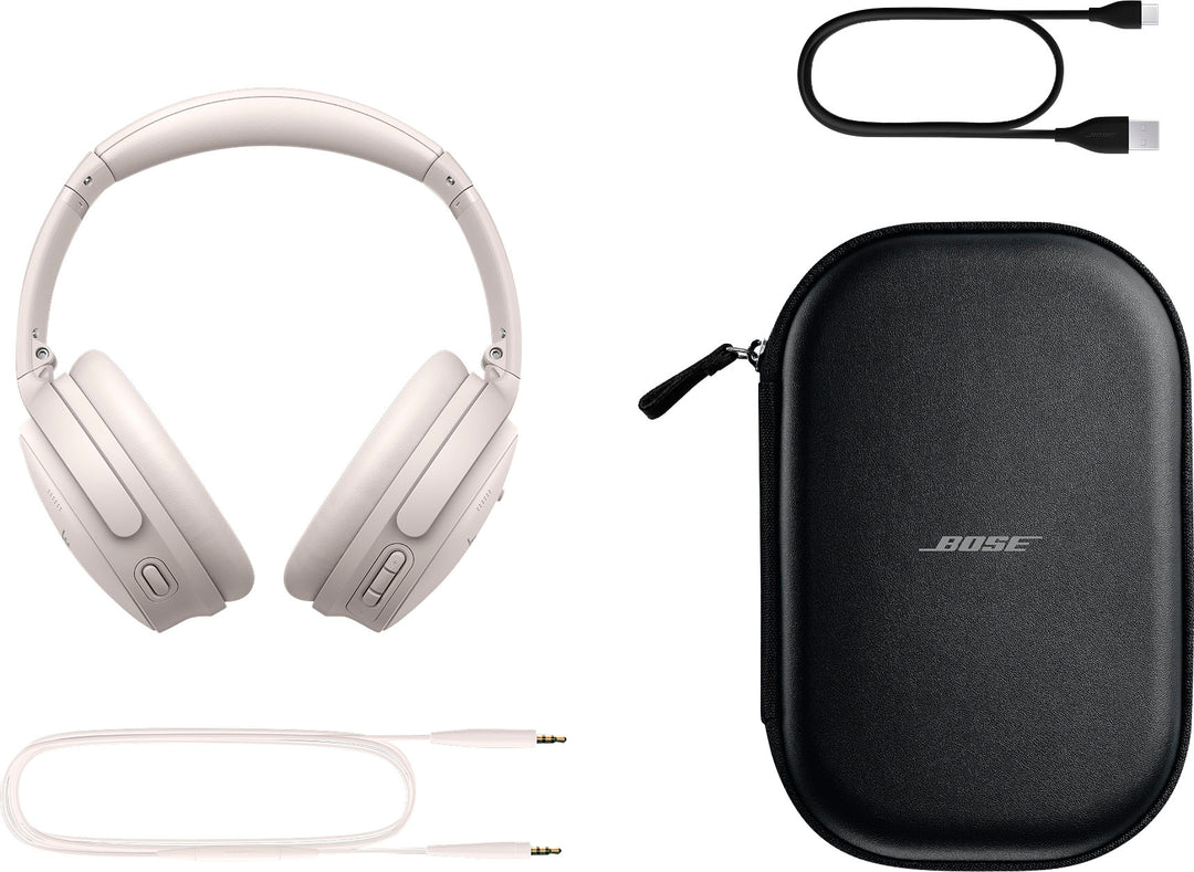 Bose - QuietComfort Wireless Noise Cancelling Over-the-Ear Headphones - White Smoke_11