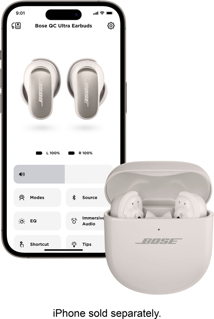 Bose - QuietComfort Ultra Wireless Noise Cancelling In-Ear Earbuds - White Smoke_2