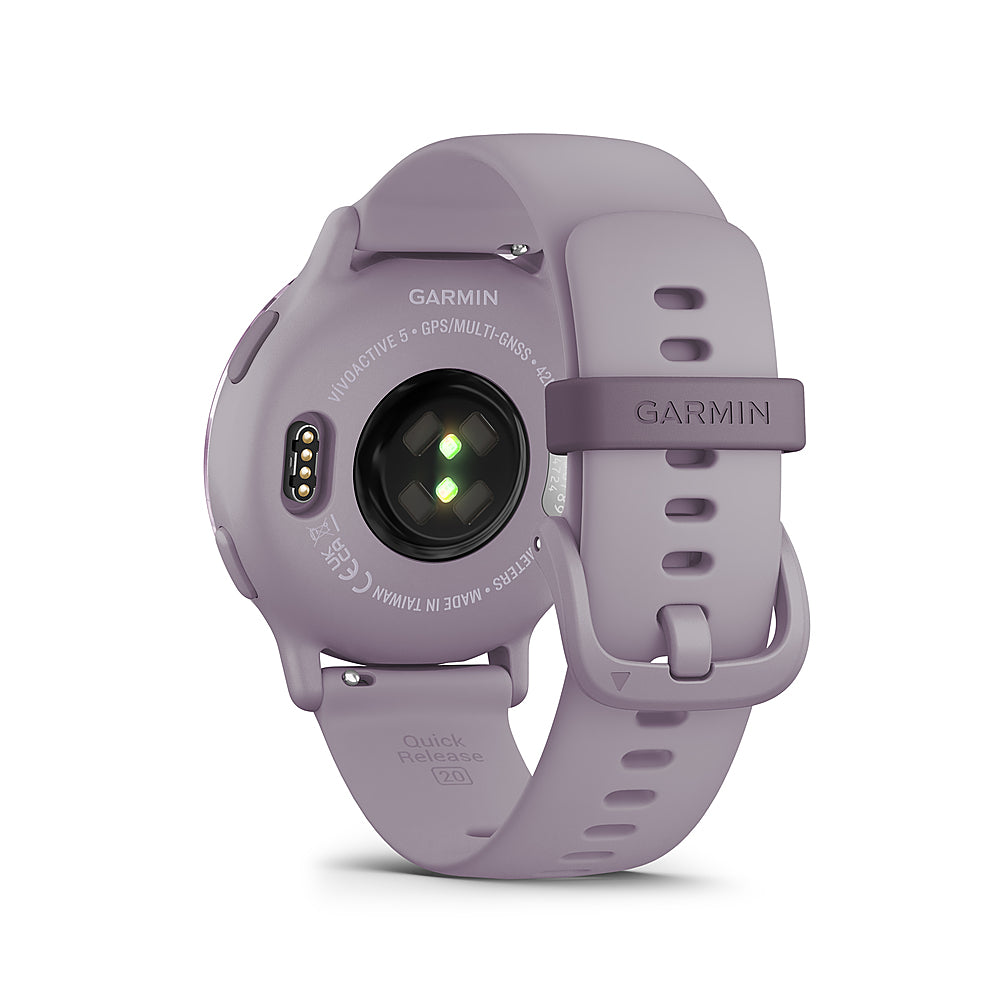 Garmin - vívoactive 5 GPS Smartwatch 42 mm Fiber-reinforced polymer - Metallic Orchid Aluminum and Orchid_3
