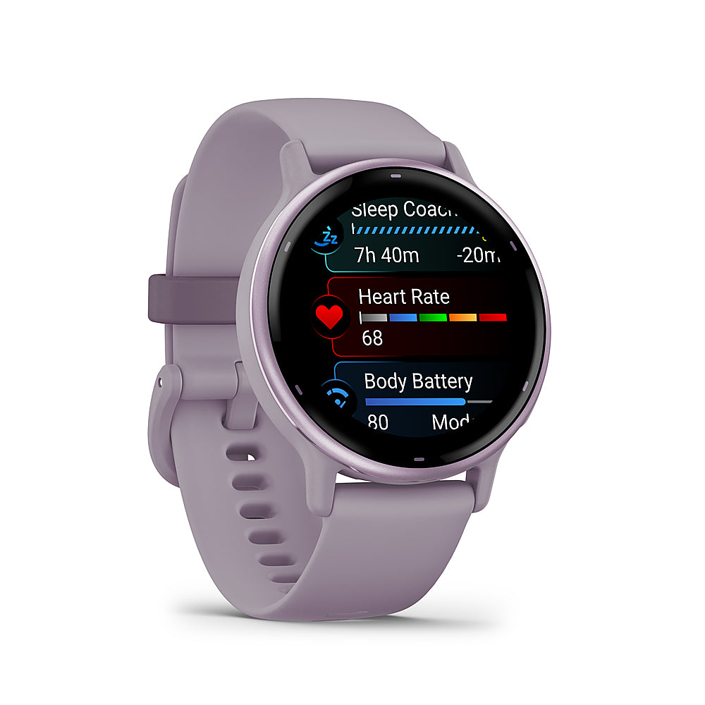 Garmin - vívoactive 5 GPS Smartwatch 42 mm Fiber-reinforced polymer - Metallic Orchid Aluminum and Orchid_2