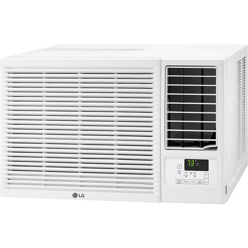 LG - 550 Sq. Ft 12,000 BTU Window Mounted Air Conditioner with 11,200 BTU Heater - White_1
