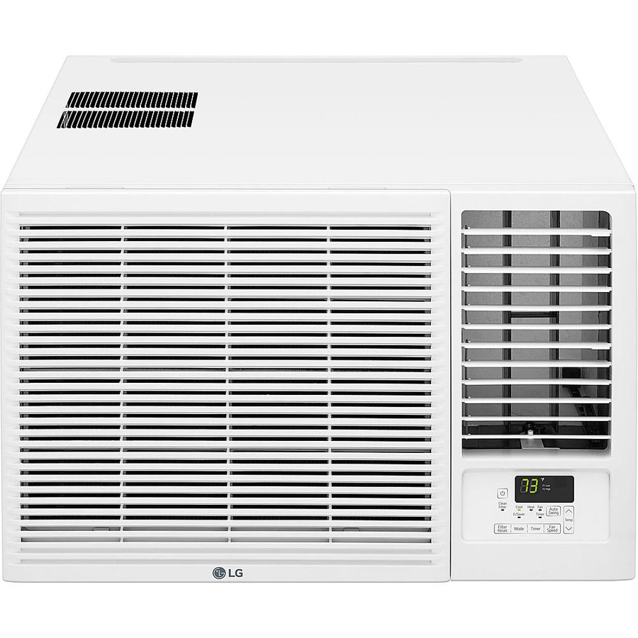 LG - 1,000 Sq. Ft 18,000 BTU Window Mounted Air Conditioner with 12,000 BTU Heater - White_0