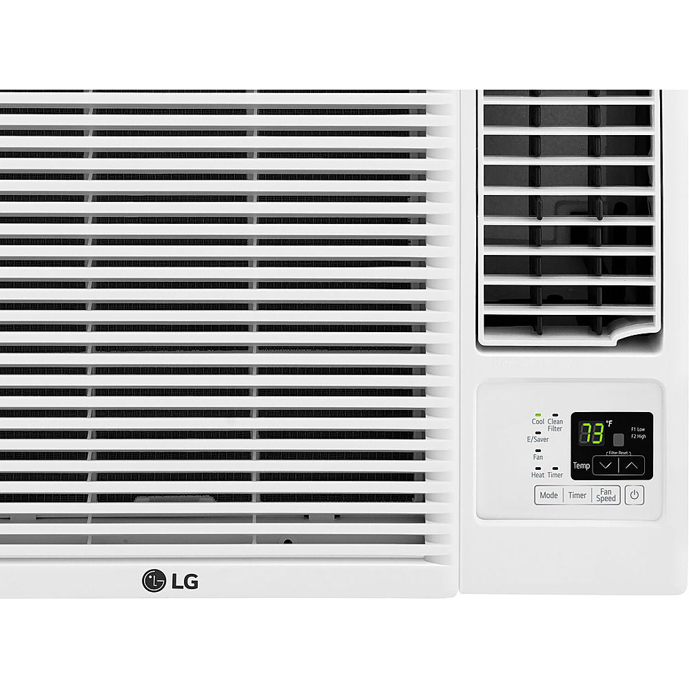 LG - 350 Sq. Ft 7,5000 BTU Window Mounted Air Conditioner with 3,850 BTU Heater - White_5
