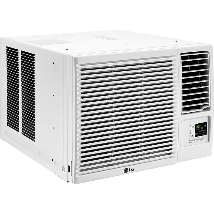 LG - 350 Sq. Ft 7,5000 BTU Window Mounted Air Conditioner with 3,850 BTU Heater - White_4